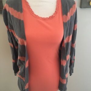 American Eagle Cardigan & Matching Tank